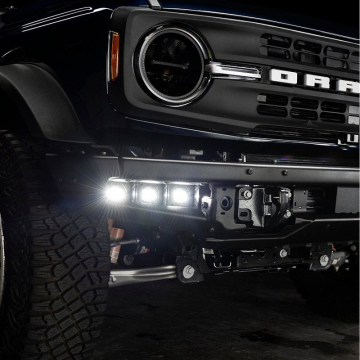 view Oracle 5890-001 Triple LED Fog Light Kit for Steel Bumper, White for Ford Bronco '21-'24