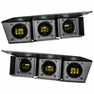 view Oracle 5890-006 Triple LED Fog Light Kit, Yellow for Steel Bumper for Ford Bronco '21-'24