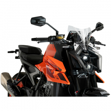 view Puig 21995W New Generation Sport Windshield for KTM 990 Duke/R '24-