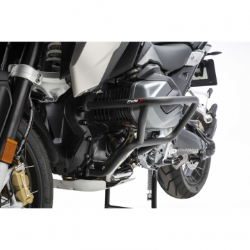 view Puig 2249N Lower Crashbars, Black for BMW R1250GS/Adventure '19-'23