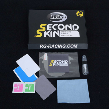 view R&G DSP-TRI-011CL Dashboard Screen Protector Kit for Speed 400, Scrambler 400 X '24-