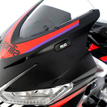 view R&G MBP0044BK Mirror Blanking Plates for Aprilia RS457 '24-