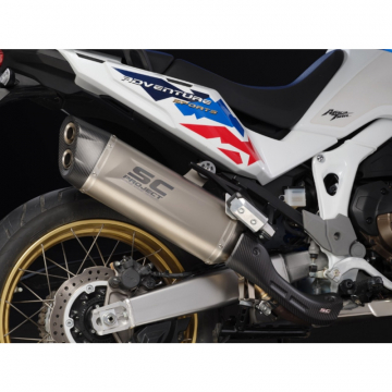 view Sc-Project H49-155T Adventure-R Slip-on Exhaust, Titanium for Honda Africa Twin '24-