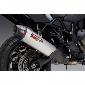 view Yoshimura 11710BS520 RS-12 ADV Stainless Slip-on Exhaust for Suzuki V-Strom 800DE '23-