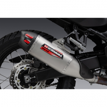 view Yoshimura 12755BS520 RS-12 Stainless Slip-on Exhaust for Honda Transalp XL750 '24-