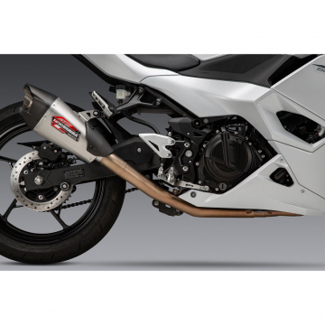 view Yoshimura 14730AP520 AT2 Race Stainless Full Exhaust for Ninja 500 / Z500 / Ninja 400 '24-