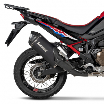 view Akrapovic S-H11SO4-HAFT Slip-on Exhaust, Black for Honda CRF1100L Africa Twin/Adv.Sp '24-