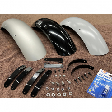 view Blue Collar Bobber Front Fender Kit for Honda VTX1800