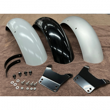 view Blue Collar Bobber Front Fender Kit for Kawasaki Vulcan 1500