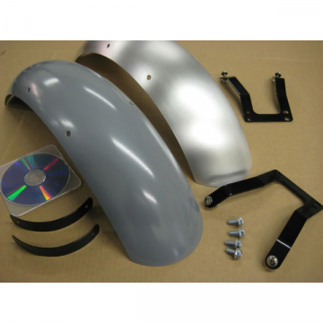 view Blue Collar Bobber Front Fender Kit for Kawasaki Vulcan 900 Classic