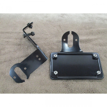 view Blue Collar Bobber Horizontal License Bracket for Honda Sabre/ACE/Spirit/AERO 1100