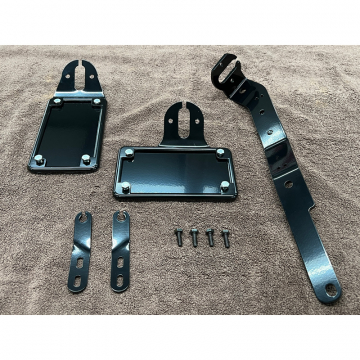 view Blue Collar Bobber License/Tail Light And Rear Signal Brackets for Intruder 1500 & C90