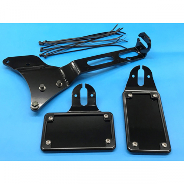 view Blue Collar Bobber License/Tail Light Brackets for Harley-Davidson Softails '98-'07