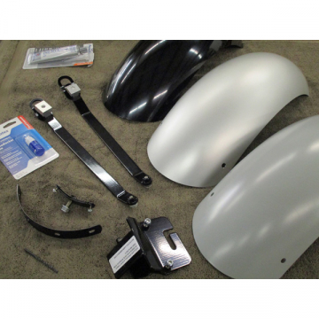 view Blue Collar Bobber Rear Fender Kit for Yamaha V-Star 650