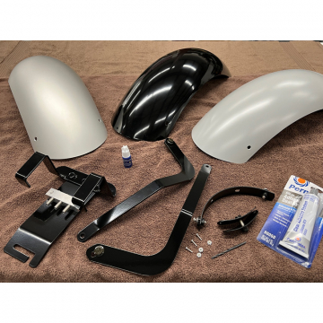 view Blue Collar Bobber Rear Fender Kit for Honda VTX1800