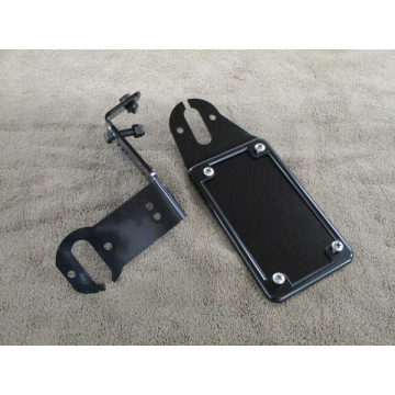 view Blue Collar Bobber Vertical License Bracket for Honda Shadow Sabre/ACE/Spirit/AERO 1100