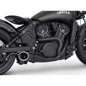 view Freedom Performance IN00082 Combat 2-into-1 Shorty Exhaust, Black for Indian Scout / Victory Octane