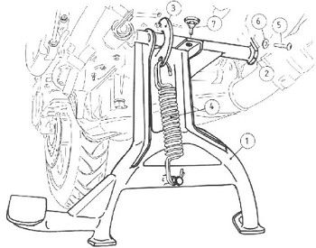 view Hepco & Becker 505.938 Center Stand for Honda CBF600