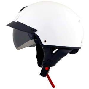 view Scorpion EXO-C110 Solid White Open Face Helmet