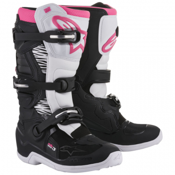 view Alpinestars Tech 3 Women's Boots, Black/White/Pink