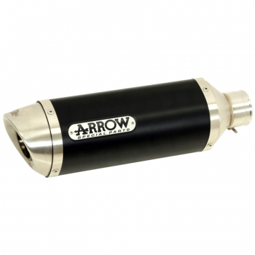 view Arrow 51506AON Thunder Exhaust, Aluminum Dark for Honda CBR125R (2011-2016)