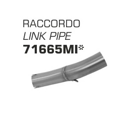 Arrow 71665MI Steel Link Pipe for Honda CB500X (2017-2018)
