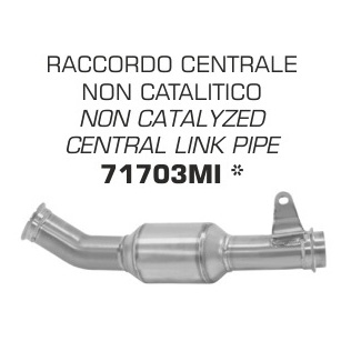 Arrow 71703MI Central Link Pipe for Husqvarna Vitpilen 701 (2018-)