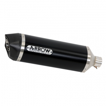 view Arrow 71723AKN Race-Tech Exhaust, Aluminum Dark Kawasaki Z750 '07-'14 & Z800 '13-'16