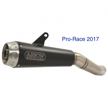 view Arrow 71864PRN Pro-Race Exhaust, Nichrome Dark for Honda X-Adv (2017-)
