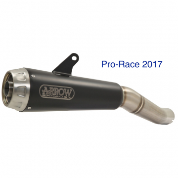 view Arrow 71882PRN Pro-Race Slip-on Exhaust, Nichrome Dark for Honda CB1000R (2018-)