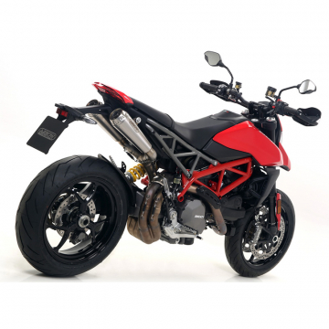 view Arrow 71895PRI Pro-Race Slip-on Exhaust Nichrome for Ducati Hypermotard 950 (2019-)