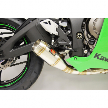 view Competition Werkes WK1003 GP Slip-on Exhaust for Kawasaki ZX-10R (2011-2015)