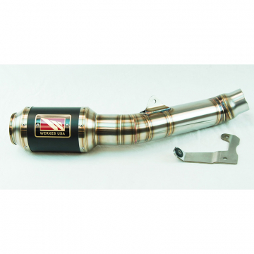 view Competition Werkes WK609R-BC GP Race Slip-On Exhaust for Kawasaki ZX-6R (2013-)