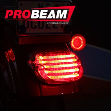 view Custom Dynamics PB-TL-LP Probeam Low Profile LED Taillight for Harley models