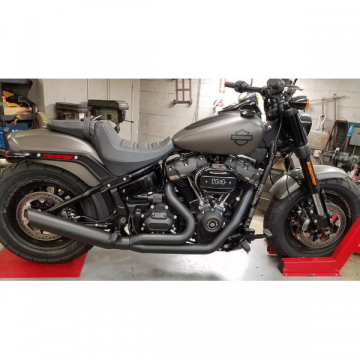 view D&D 635Z-32F 2:1 Low Cat Up-Swept Exhaust for Harley Softail M8 (2018-)