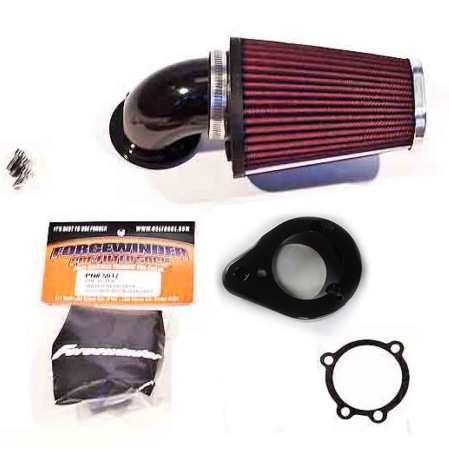 ForceWinder VTX 1300 GB Air Intake Kit, Gloss Black for Honda VTX1300 ...