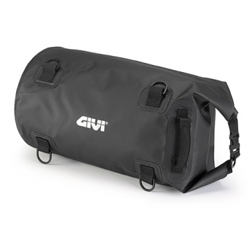 Givi EA114BK Waterproof Cylinder Seat Bag, 30 Liters, Black