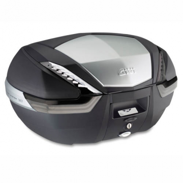 Givi V47NTA Tech Monokey 47 Liter Top Case, Black with Dark Smoked Reflectors