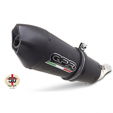 view GPR E4.D.134.HOM.GPAN.BLT GP Evo4 Black Slip-on Exhaust for Ducati Monster 797 (2017-)