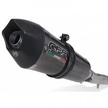 view GPR E4.BE.9.GPAN.PO GP Evo4 Poppy Slip-on Exhaust for Benelli TRK 502 X (2017-2020)