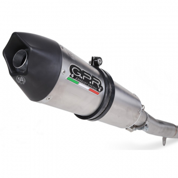 view GPR E4.D.127.GPAN.TO GP Evo4 Titanium Slip-on Exhaust for Ducati Hyperstrada 939 '16-'18