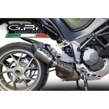 view GPR E4.D.130.GPAN.TO GPE Anniversary Titanium Slip-on Exhaust Ducati Multistrada 1260 (2018-)