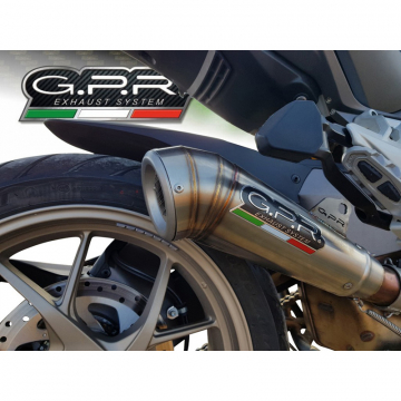 view GPR E4.D.130.PCEV Powercone Evo Slip-on Exhaust Ducati Multistrada 1260 (2018-)