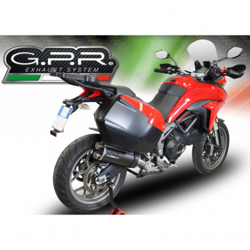 view GPR E4.D.132.DUAL.CA Dual Evo4 Carbon Slip-on Exhaust for Ducati Multistrada 950 (2017-)