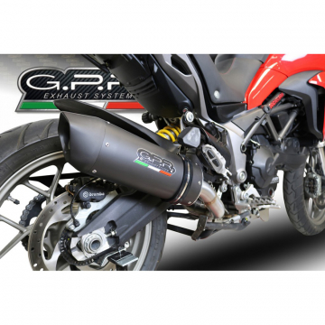 view GPR E4.D.132.FUNE Furore Evo4 Nero Slip-on Exhaust for Ducati Multistrada 950 (2017-)