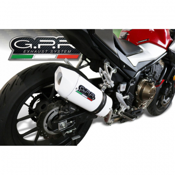 view GPR E4.H.253.ALBE4 Albus EVO4 Slip-on Exhaust for Honda CB500F (2019-)