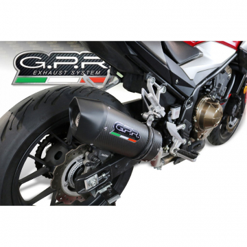 view GPR E4.H.253.FCE4 Furore EVO4 Carbon Slip-on Exhaust for Honda CB500F (2019-)