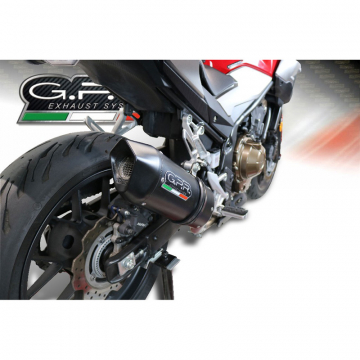 view GPR E4.H.253.FNE4 Furore EVO4 Nero Slip-on Exhaust for Honda CB500F (2019-)