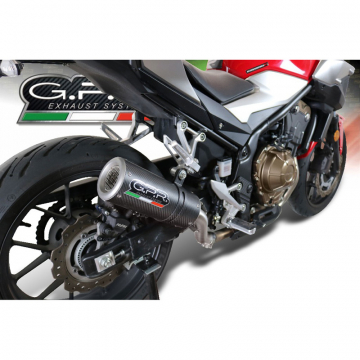 view GPR E4.H.253.M3.CA M3 Carbon Slip-on Exhaust for Honda CB500F (2019-)