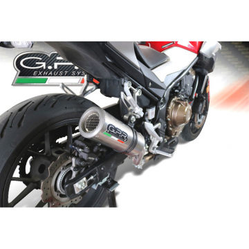 view GPR E4.H.253.M3.Inox M3 Inox Slip-on Exhaust for Honda CB500F (2019-)